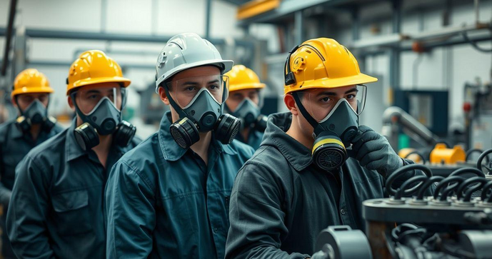 Programa de proteção respiratória para segurança no trabalho